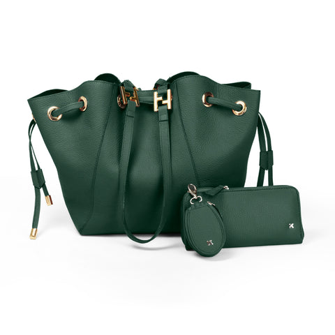 bolso de cuero genuino