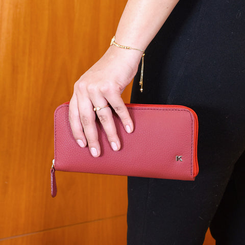Cartera mujer cierre