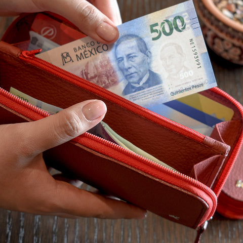 Cartera mujer cierre