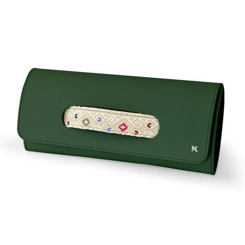 Bolsa clutch con brocado - Koon Artesanos