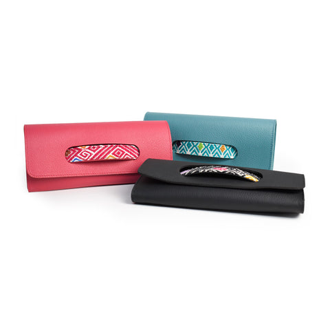 Bolsa clutch con brocado - Koon Artesanos