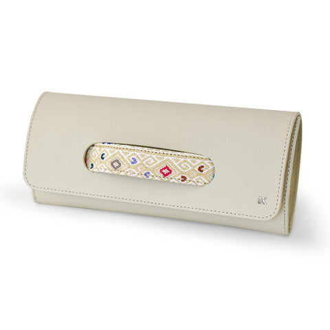 Bolsa clutch con brocado - Koon Artesanos