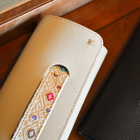 Bolsa clutch con brocado - Koon Artesanos