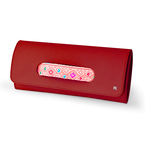 Bolsa clutch con brocado - Koon Artesanos