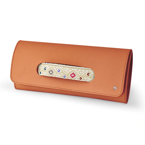 Bolsa clutch con brocado - Koon Artesanos