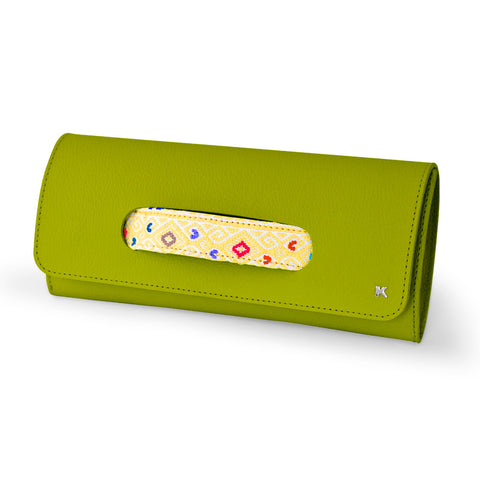 Bolsa clutch con brocado - Koon Artesanos