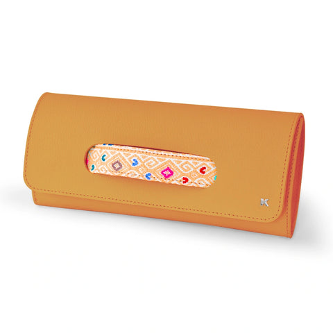 Bolsa clutch con brocado - Koon Artesanos