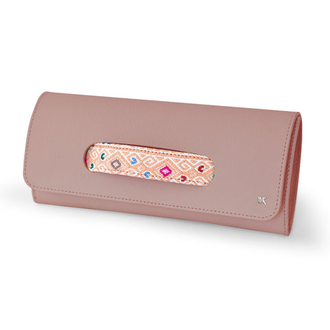 Bolsa clutch con brocado - Koon Artesanos