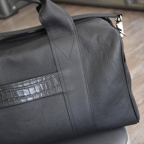 bolsa de viaje de piel