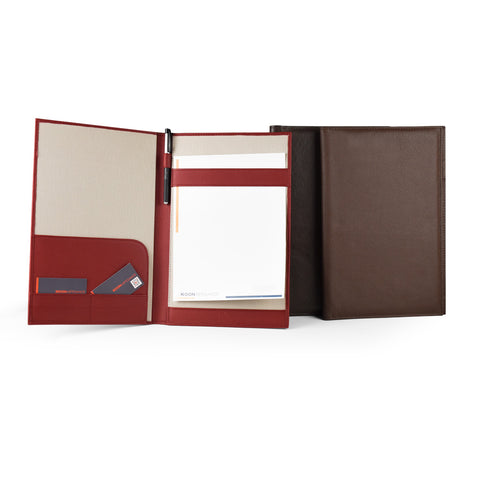 carpeta folder de piel personalizado