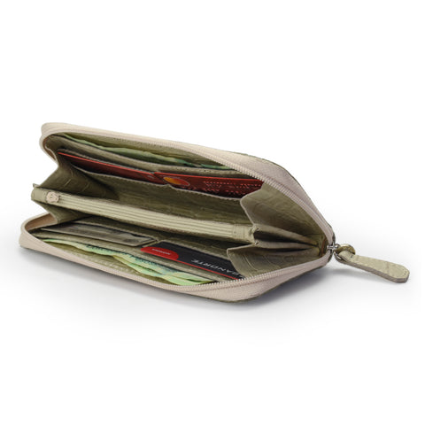 cartera mujer beige
