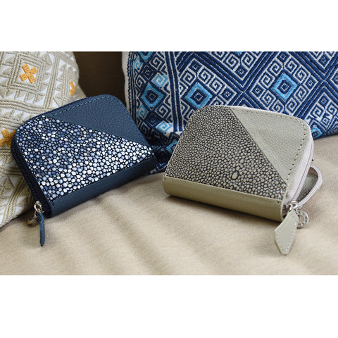 Cartera mujer mini con textura de Mantarraya