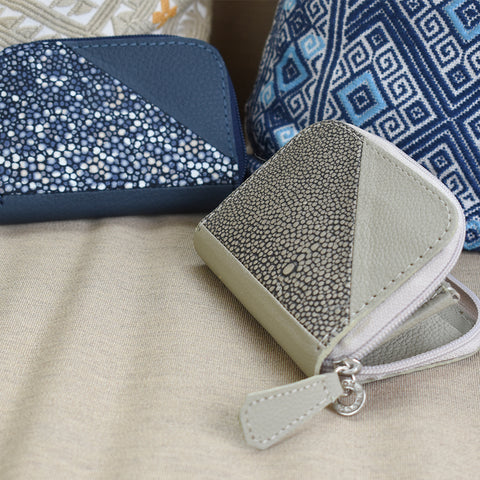Cartera mujer mini con textura de Mantarraya