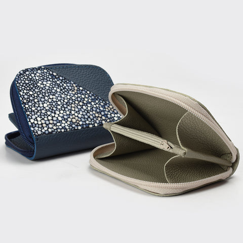 Cartera mujer mini con textura de Mantarraya