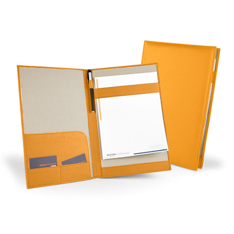 folder de cuero