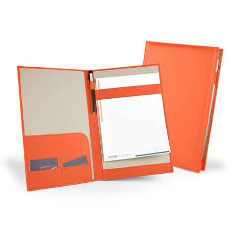 folder de piel personalizado