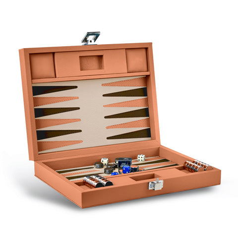 juego de mesa portatil de piel