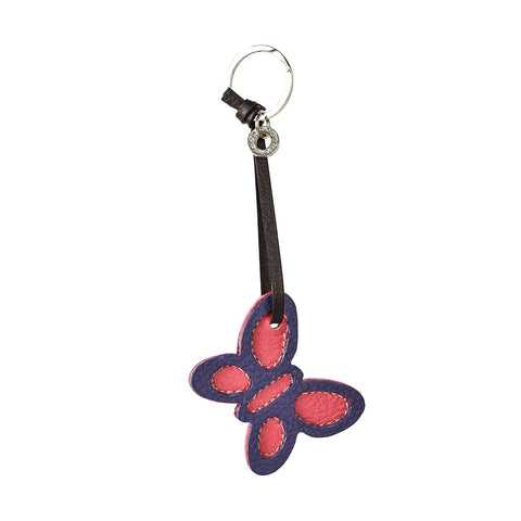 llavero de piel mariposa
