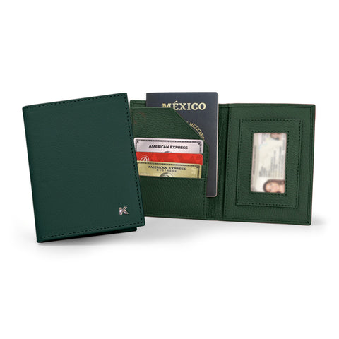 porta pasaporte hecho a mano