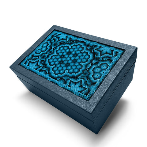 Caja de té 6 divisiones con huichol