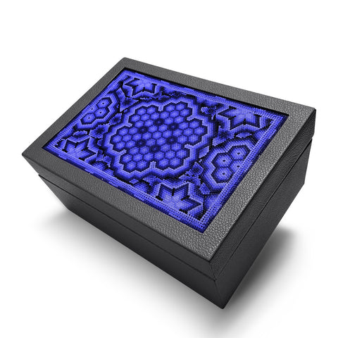 A+A Caja de té 6 divisiones con huichol - Koon Artesanos