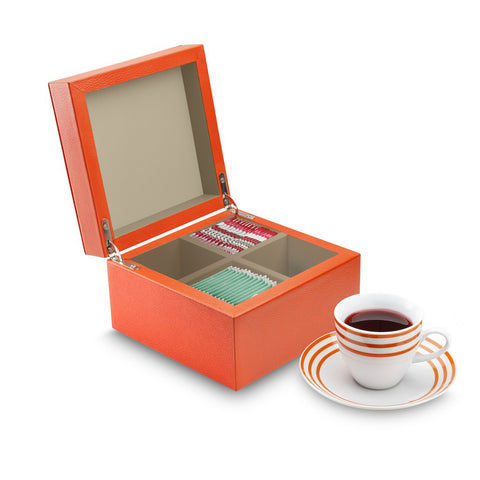A+A Caja de té huichol 4 divisiones - Koon Artesanos