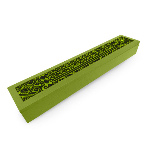 A+A Dominó rectangular con brocado - Koon Artesanos