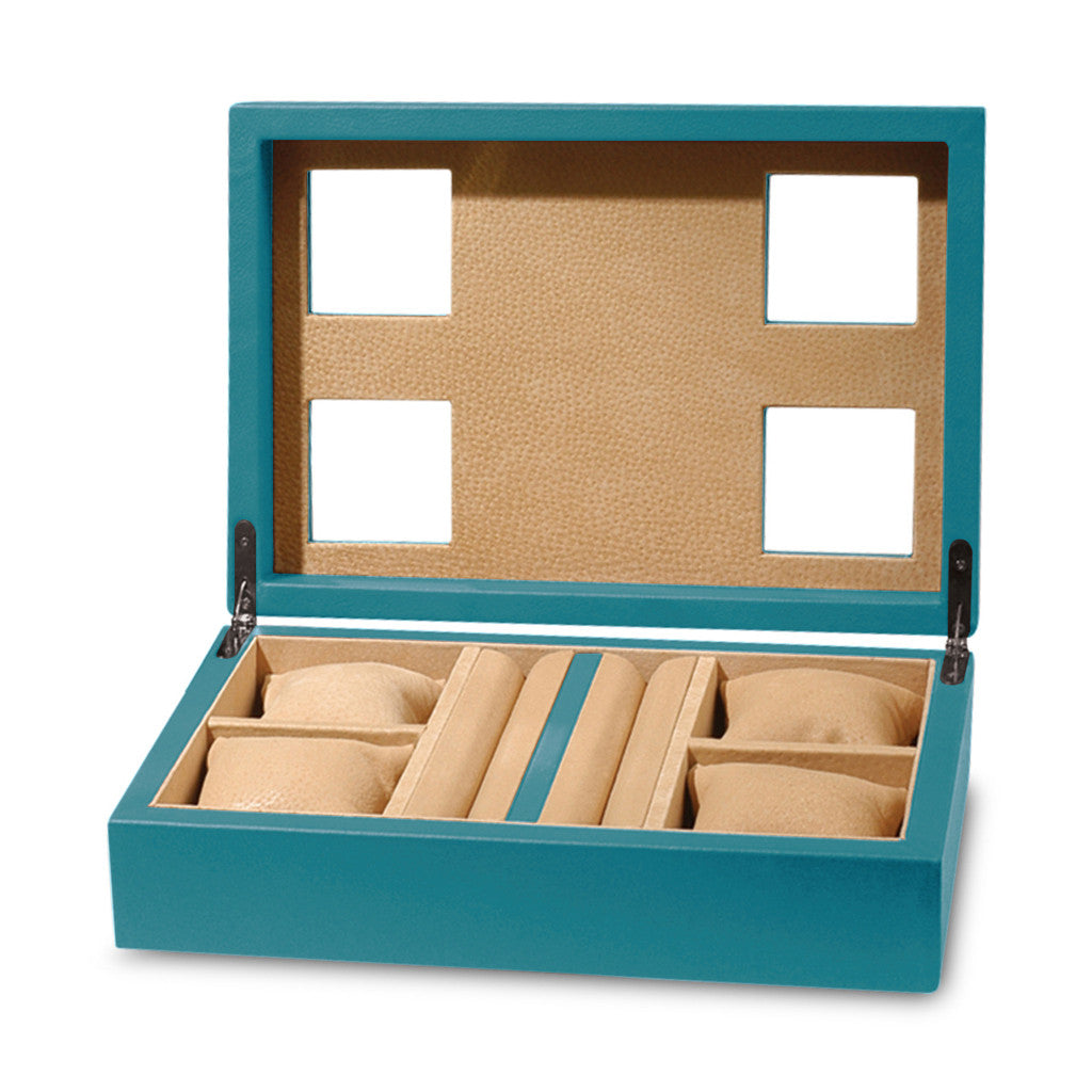 Caja 4 relojes con mancuernillas - Koon Artesanos
