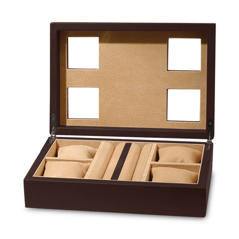 Caja 4 relojes con mancuernillas - Koon Artesanos