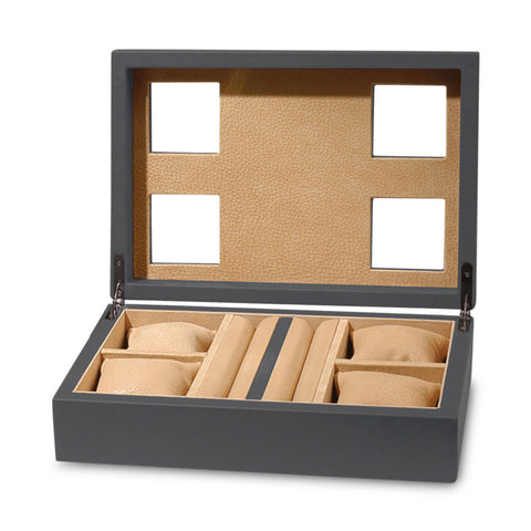 Caja 4 relojes con mancuernillas - Koon Artesanos