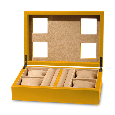 Caja 4 relojes con mancuernillas - Koon Artesanos