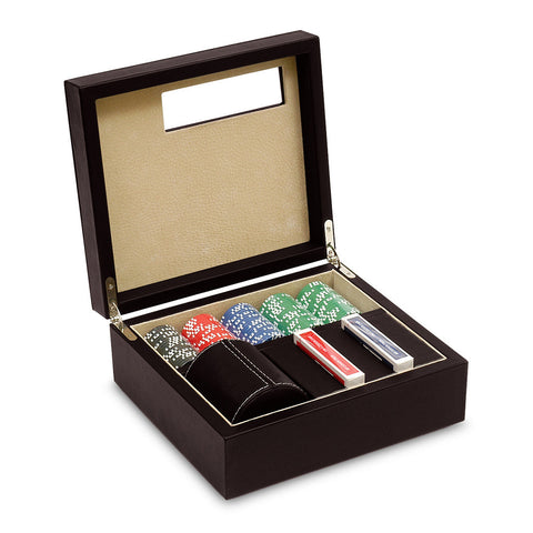Caja cubilete, cartas, 100 fichas - Koon Artesanos