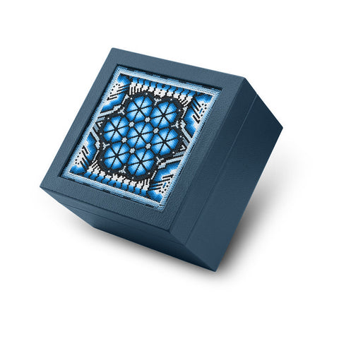 A+A Caja de té huichol 4 divisiones - Koon Artesanos