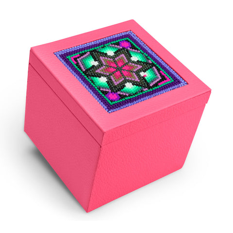 Caja de té 1 división con huichol