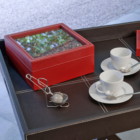 Caja de té 9 divisiones - Koon Artesanos