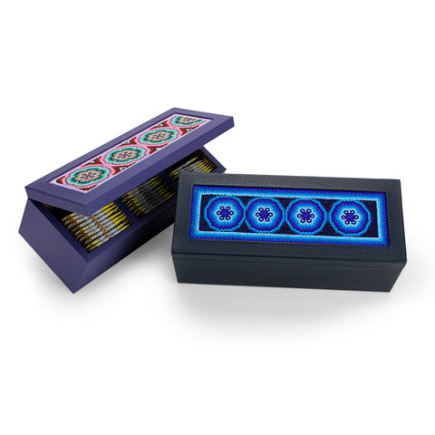 cajas de madera decoradas a mano